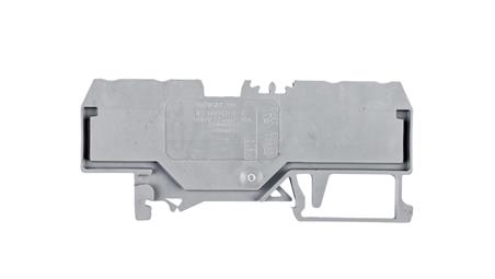 Złączka szynowa 4-przewodowa 2,5mm2 szara 280-833-74036