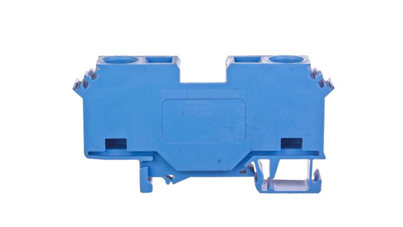 Złączka szynowa 2-przewodowa 16mm2 niebieska 283-604-74297