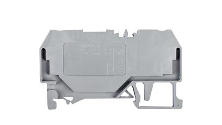 Złączka szynowa 2-przewodowa 4mm2 szara 281-916-74336