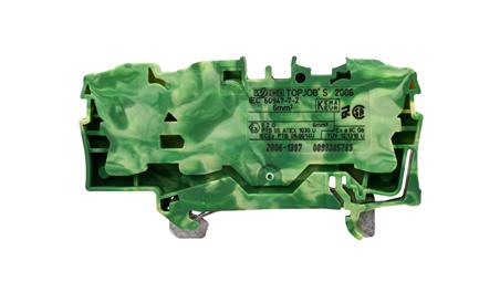 Złączka szynowa ochronna 6mm2 żółto-zielona 2006-1307 TOPJOBS-75332