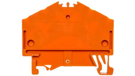 Złączka szynowa 4-przewodowa 2,5mm2 pomarańczowa 280-946-74403