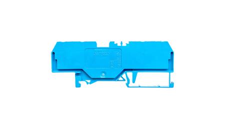 Złączka szynowa 4-przewodowa 4mm2 niebieska 281-654-74304