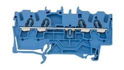 Złączka szynowa 4-przewodowa 2,5mm2 niebieska 2002-1404 TOPJOBS-73927