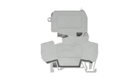 Złączka bezpiecznikowa 4mm2 szary 10A G 5x 20mm DIN 35mm 281-611/281-417-75483