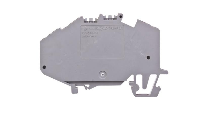 Złączka szynowa 3-przewodowa 4mm2 szara 781-631 TOPJOBS-74257