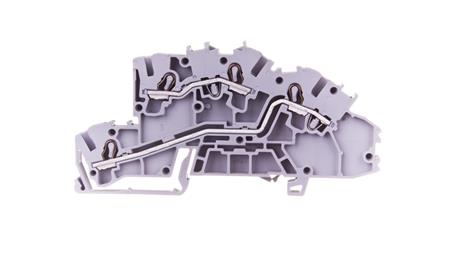 Złączka szynowa 2-piętrowa 2,5mm2 L/L szara 2003-7642 TOPJOBS-75221