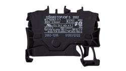 Złączka szynowa 2-przewodowa 2,5mm2 czarna 2002-1205 TOPJOBS-73956