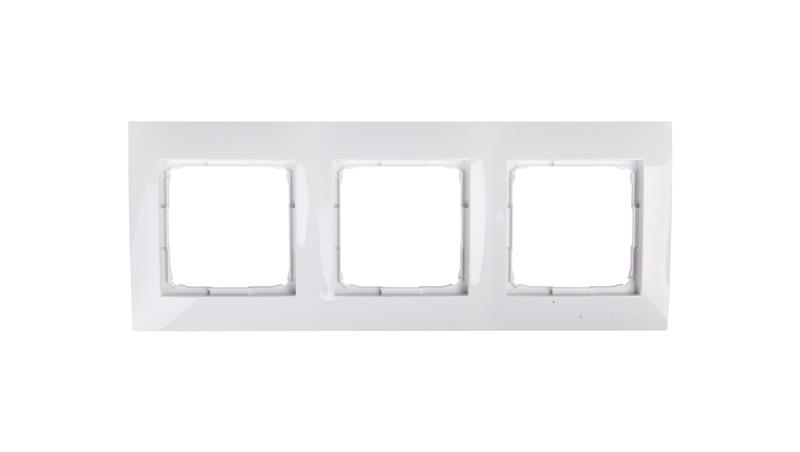 Simon 54 Premium Ramka potrójna biała /do karton-gips/ DRK3/11-36353