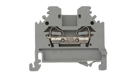 Złączka szynowa 2-przewodowa 2,5mm2 szara 280-101-74025
