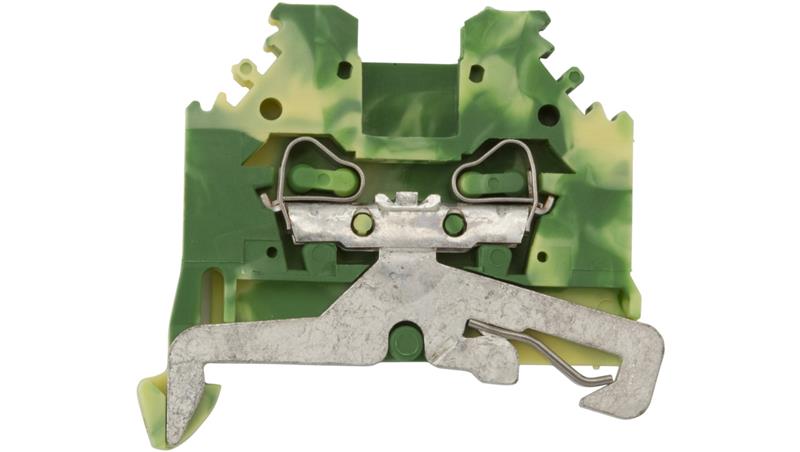 Złączka szynowa ochronna 2,5mm2 żółto-zielona 280-107-75353