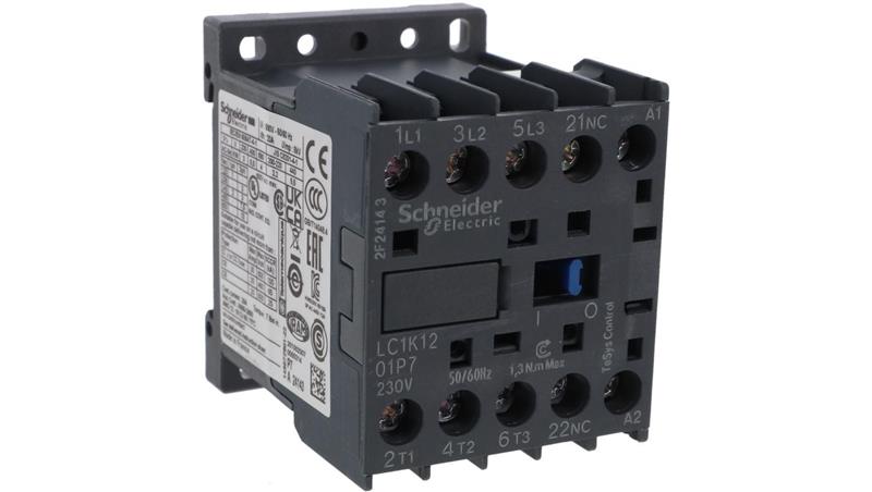 Stycznik mocy 12A 3P 230V AC 0Z 1R LC1K1201P7-11914
