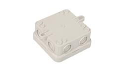 Puszka n/t odgałęźna 75x75x36mm IP55 A 8 jasnoszara 2000016-74705