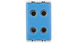 Zacisk rozgałęźny KE-66.2 Al 6-50 mm Cu 2.5-50 mm niebieski-74056