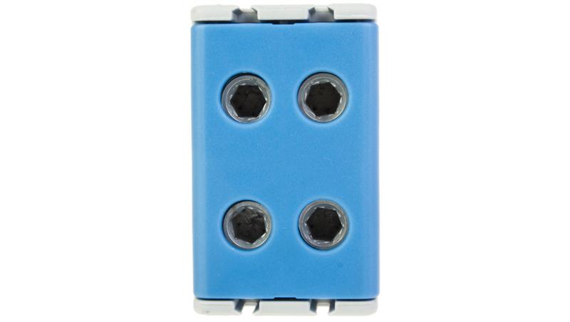 Zacisk rozgałęźny KE-66.2 Al 6-50 mm Cu 2.5-50 mm niebieski-74056