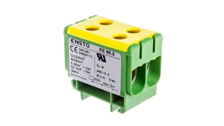 Zacisk rozdzielczy żółto/zielony Al/Cu 6-50mm2 KE-66.3-74134