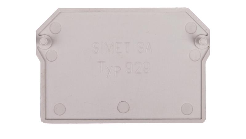 Przekładka dla złączek serii NOWA ZSG 1-6.0N, ZSG 1-10.0N T929 szara 17929302 /25szt./-79142