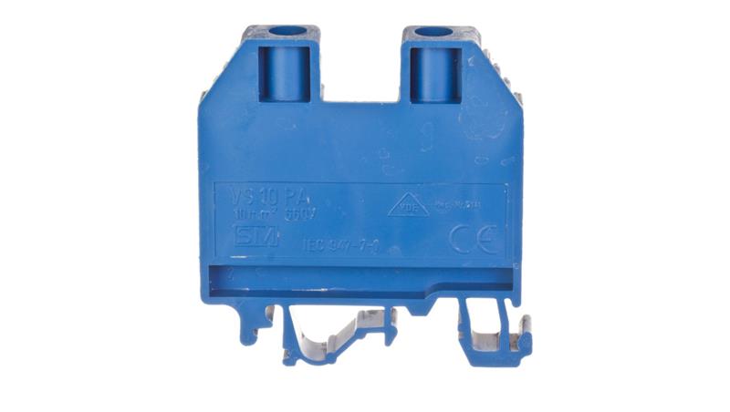 Złączka szynowa gwintowa 10mm2 niebieska VS 10 PA N 003901102-111998