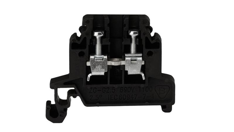 Złączka szynowa 0,5-2,5 mm2 czarna ZG-G2,5 A11-8103-80237