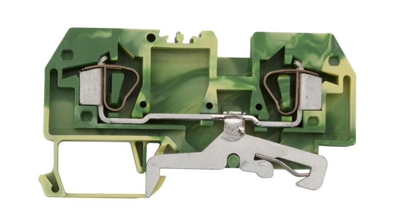 Złączka 2-przewodowa 6mm2 żółto-zielona 282-907-75347