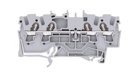 Złączka szynowa 4-przewodowa 2,5mm2 szara 2002-1401 TOPJOBS-73917