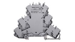 Złączka szynowa 3-piętrowa 2,5mm2 szara PE/N/L 2002-3217 TOPJOBS-75229