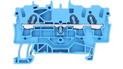 Złączka szynowa 3-przewodowa 2,5mm2 niebieska 2002-1304 TOPJOBS-73950