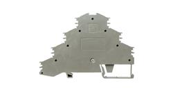 Złączka szynowa 4-pietrowa 4mm2 do silników elektrycznych L1 - L2 - L3 szara 281-532-74255