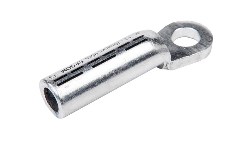 Końcówka oczkowa aluminiowa szczelna KRA 70/12 E12KA-01010101700-77258