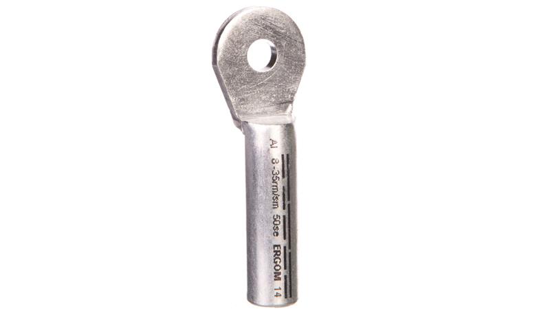 Końcówka oczkowa aluminiowa szczelna KRA 35/8 E12KA-01010100700-77311
