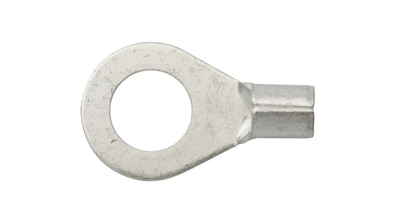 Końcówka oczkowa nieizolowana 10mm2/M10 cynowana KB10F10 (100szt.)-76328