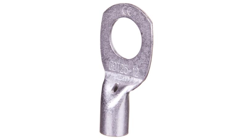 Końcówka oczkowa rurowa 25/M12 miedź cynowana KC25F12-76211