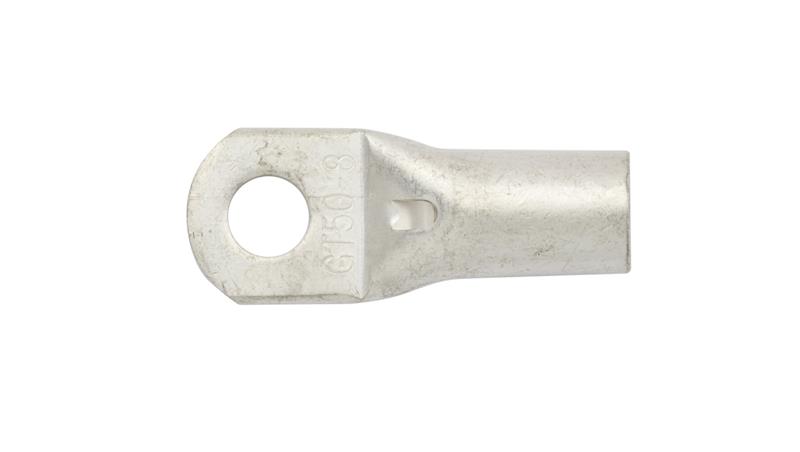 Końcówka oczkowa rurowa 50/M8 miedź cynowana KC50F8-76116