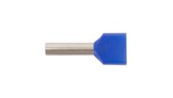 Końcówka tulejkowa izolowana HI 2X2,5/13 niebieska E08KH-02020101801 /100szt./-78186