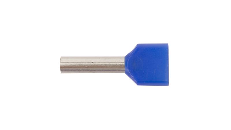 Końcówka tulejkowa izolowana HI 2X2,5/13 niebieska E08KH-02020101801 /100szt./-78186