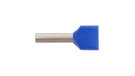 Końcówka tulejkowa izolowana HI 2X2,5/13 niebieska E08KH-02020101801 /100szt./-78186