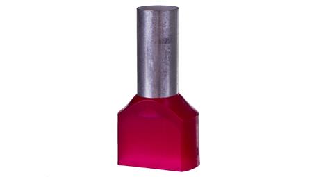 Końcówka tulejkowa izolowana HI 2x10/14 DIN E08KH-02020102701 /100szt./-78114