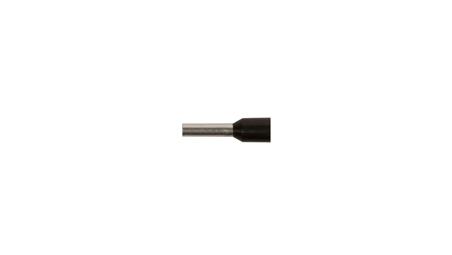 Końcówka tulejkowa izolowana TI 1,5mm2/8mm czarna cynowana TI1,5L8 /100szt./-78199