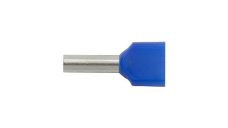 Końcówka tulejkowa izolowana HI 2X2,5/10 niebieska E08KH-02020105521 /100szt./-78106