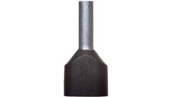 Końcówka tulejkowa izolowana HI 2X6/14 czarna E08KH-02020102301 /100szt./-78143