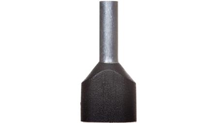 Końcówka tulejkowa izolowana HI 2X6/14 czarna E08KH-02020102301 /100szt./-78143