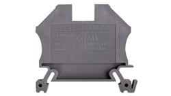 Złączka szynowa 2-przewodowa 6mm2 szara EURO 43407-74007