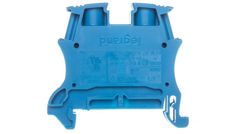 Złączka szynowa 2-przewodowa 10mm2 niebieska 037103-74239