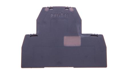 Osłona końcowa złączek 2-piętrowych szara Viking 037553-79350