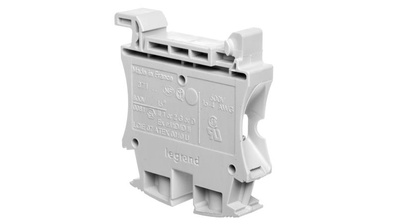 Złączka szynowa 2-przewodowa 16mm2 szara 037164-74240