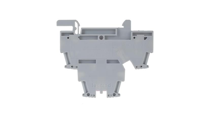 Złączka szynowa 2-piętrowa 2,5mm2 szara VIKING 037167-75248