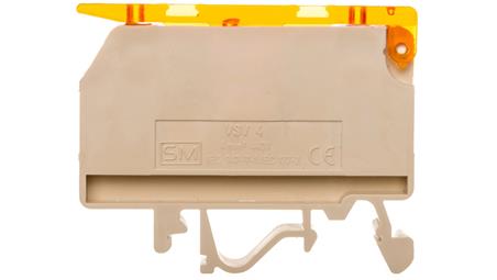 Złączka szynowa bezpiecznikowa 4mm2 6,3A G 5x20mm VSV 4 003901360-112039