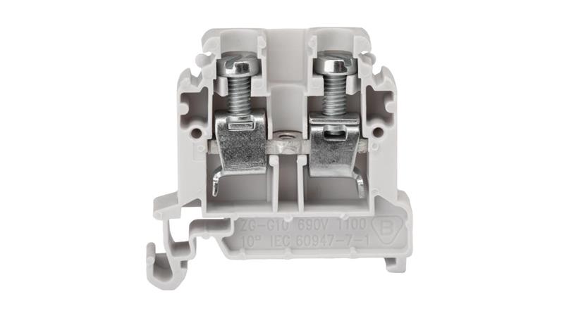 Złączka szynowa 0,5-10 mm2 szara ZG-G10 A11-8308-80238