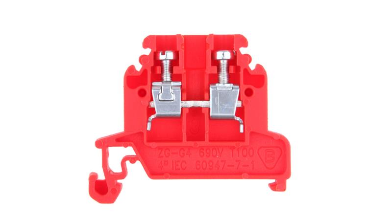 Złączka szynowa 0,5-4 mm2 czerwona ZG-G4 A11-8207-80215
