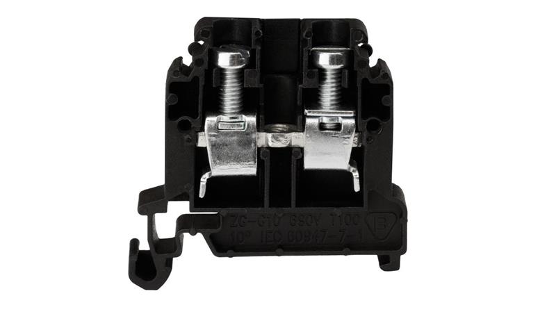 Złączka szynowa 0,5-10 mm2 czarna ZG-G10 A11-8303-80236