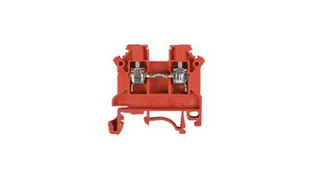 Złączka szynowa 2-przewodowa 4mm2 czerwona NOWA ZSG1-4.0Nc 11321311-73962